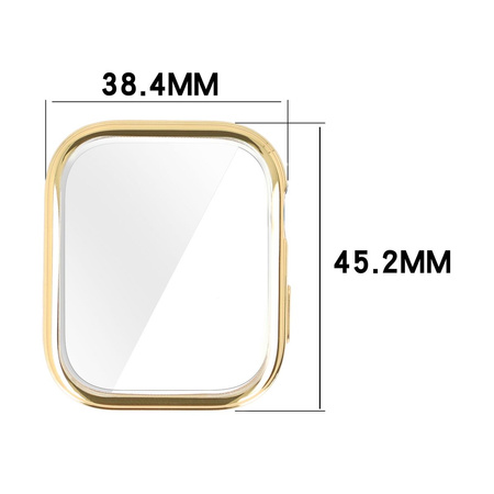 Etui Bizon Case Watch Felipe do Huawei Watch Fit 3, złote