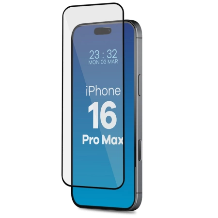 Szkło hartowane z ramką do łatwej aplikacji Bizon Glass Aplikator do iPhone 16 Pro Max, 2 sztuki