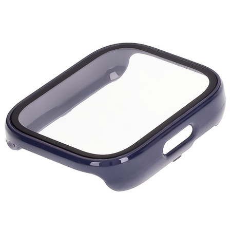 Etui ze szkłem do zegarka Bizon Case Watch Adamo do Xiaomi Redmi Watch 5 Active, niebieskie