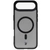 Etui z pierścieniem magnetycznym Bizon Case MatteO do iPhone Air, przydymione-czarne