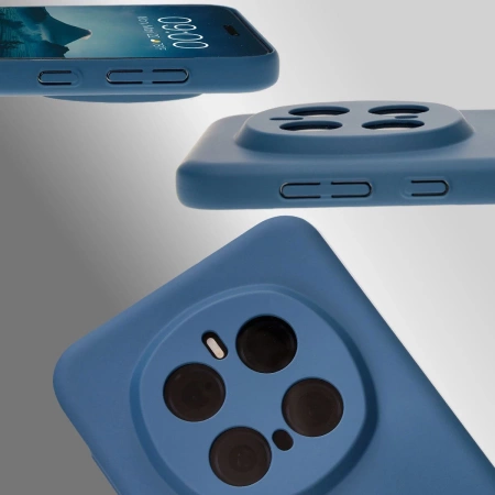 Etui Bizon Case Łupka do Honor Magic7 Pro, niebieskie