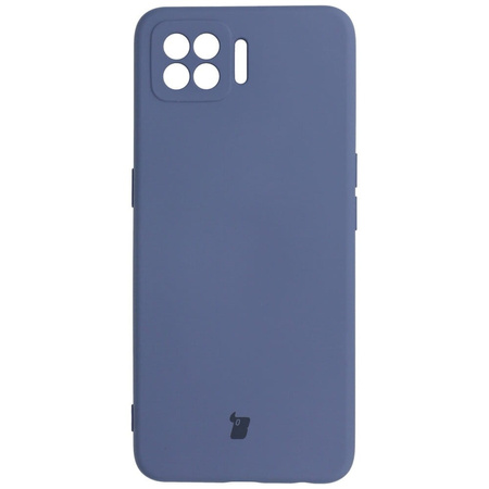 Etui Bizon Case Silicone do Oppo Reno 4 Lite, szare