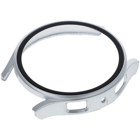 Etui Bizon Case Watch Adamo do Galaxy Watch 5 44mm, srebrne