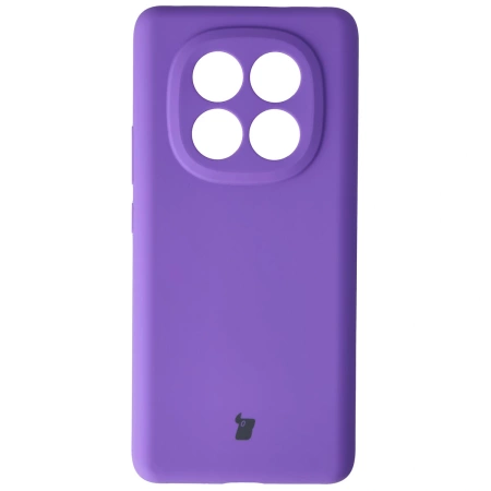 Silikonowe etui Bizon Soft Case do Xiaomi Redmi Note 14 Pro Plus 5G, fioletowe
