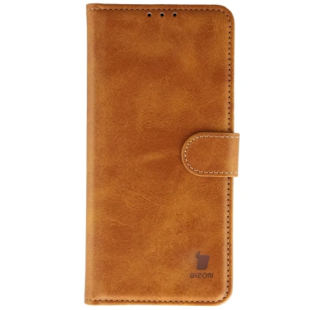 Etui z klapką Bizon Case Pocket do Galaxy A57 5G, brązowe