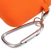 Etui Bizon Case Headphone Silicone do AirPods 1/2, marchewkowe