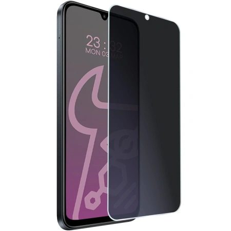 Prywatyzujące szkło hybrydowe Bizon Glass Mule Shadow do Xiaomi Redmi 15C 4G, matowe