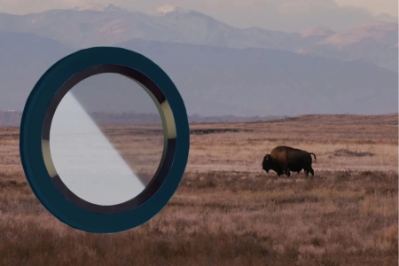 Szkło na aparat z aplikatorem Bizon Glass Snap Lens do iPhone 17 Pro / 17 Pro Max, 1 zestaw, granatowa ramka