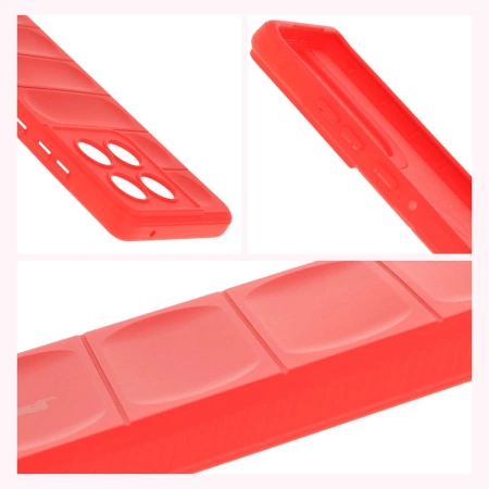 Pancerne etui Bizon Case Tur do Motorola Edge 60 / 60 Fusion, czerwone