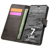 Etui z klapką Bizon Case Pocket do Honor Magic7 Lite, czarne