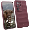 Pancerne etui Bizon Case Tur do Galaxy S26 Ultra, burgundowe
