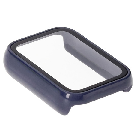 Etui ze szkłem do zegarka Bizon Case Watch Adamo do Xiaomi Mi Smart Band 9 Pro, niebieskie