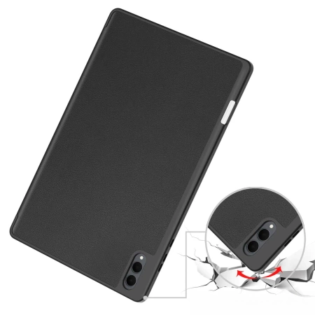 Etui z klapką Bizon Case Tab Lizard do Galaxy Tab S11 Ultra, czarne