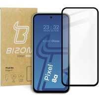 Szkło hartowane Bizon Glass Edge 2 do Pixel 8a, czarne
