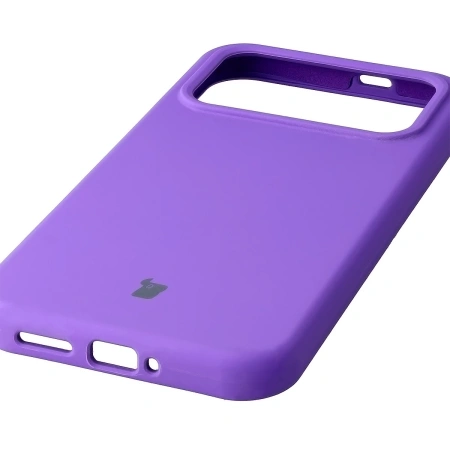 Silikonowe etui Bizon Soft Case do Xiaomi POCO F8 Ultra, fioletowe