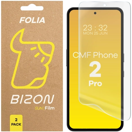 Folia matowa Bizon Glass Film Sun Duo do Nothing CMF Phone 2 Pro, 2 sztuki