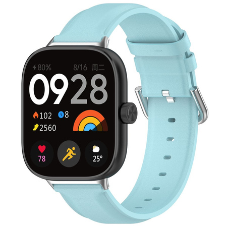 Pasek Bizon Strap Watch Casual do Redmi Watch 4 / Xiaomi Smart Band 9 Pro / 8 Pro, błękitny