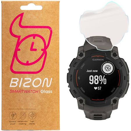 Folia matowa Bizon Glass Watch Film Sun Duo do Garmin Instinct E 45 mm, 2 sztuki