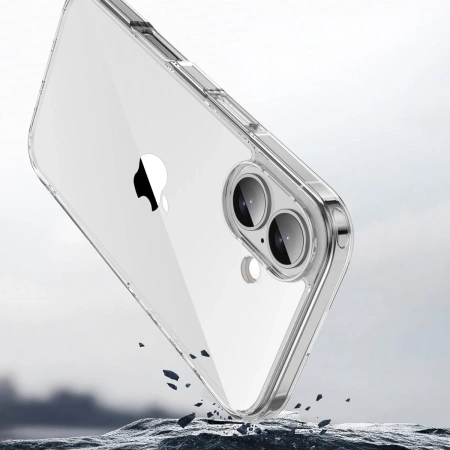 Etui Bizon Case Halo do iPhone 17, przezroczyste