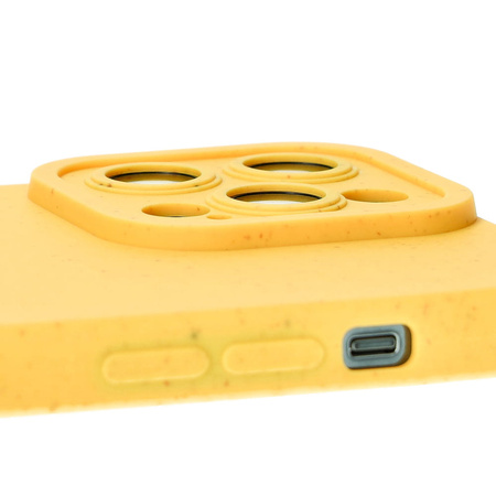 Ekologiczne etui Bizon Bio-Case do iPhone 14 Pro Max, żółte