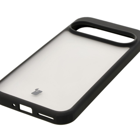 Etui Bizon Case Angelo do Google Pixel 9 / 9 Pro, przydymione z czarną ramką