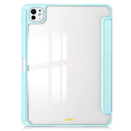 Etui Bizon Case Tab Clear Matt do iPad Pro 11" 5 gen. 2024, błękitne