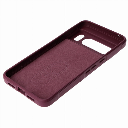 Pancerne etui Bizon Case Tur do Google Pixel 8 Pro, burgundowe