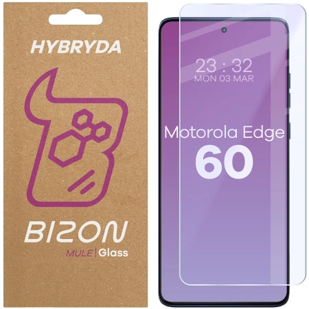Elastyczne szkło hybrydowe Bizon Glass Mule do iPhone 16 Plus