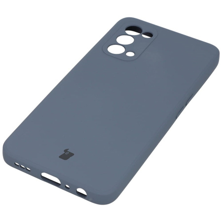 Etui Bizon Case Silicone do Oppo Reno 5 5G, szare