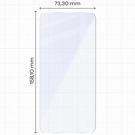 Elastyczne szkło hybrydowe Bizon Glass Mule do iPhone 16 Plus