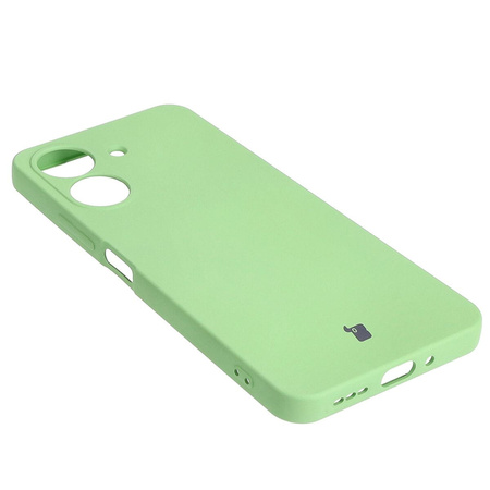 Etui Bizon Case Silicone do Redmi 13C / Poco C65, jasnozielone