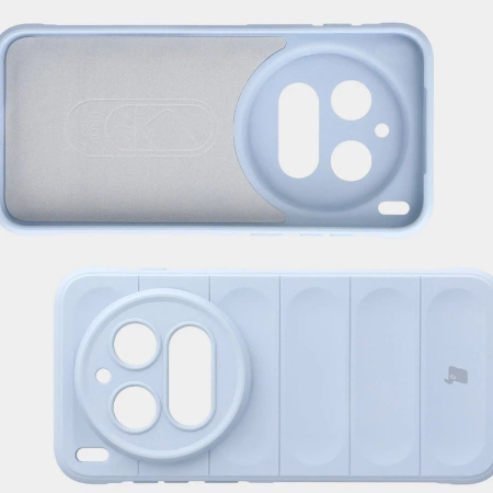 Pancerne etui Bizon Case Tur do Vivo X300 Pro, jasnoniebieskie