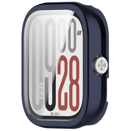 Etui z osłoną ekranu Bizon Case Watch Felipe do Xiaomi Redmi Watch 5, niebieskie