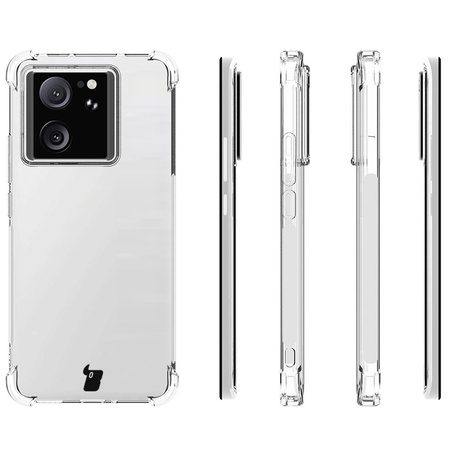 Etui + 2x szkło hartowane + szkiełko na obiektyw Bizon Case Clear Pack do Xiaomi 13T / 13T Pro