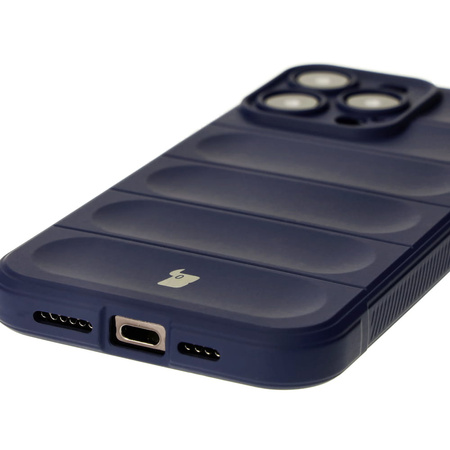 Pancerne etui Bizon Case Tur do iPhone 15 Pro Max, granatowe