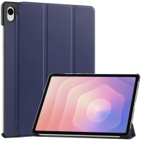 Etui z klapką Bizon Case Tab Croc do Galaxy Tab S11, granatowe
