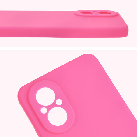 Silikonowe etui Bizon Soft Case do Realme C67 4G, neonowo-różowe