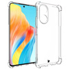 Etui + 2x szkło Bizon Case Clear Pack do Oppo A58 4G, przezroczyste