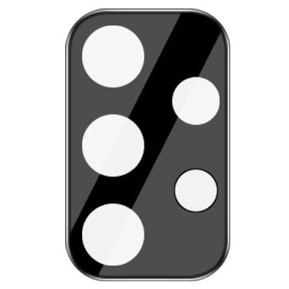 Szkło hartowane Bizon Glass Edge - 2 sztuki + ochrona na obiektyw, Galaxy A73, czarne