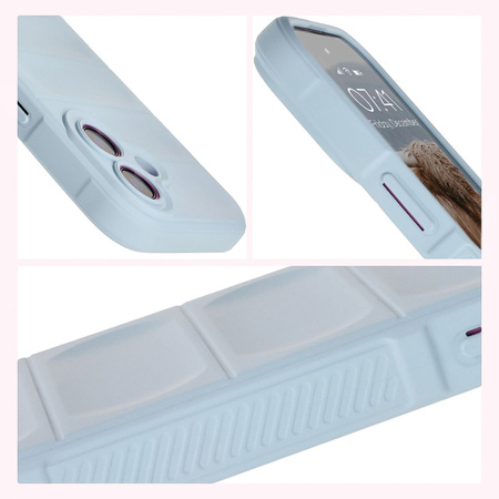 Pancerne etui Bizon Case Tur do iPhone 16 Plus, jasnoniebieskie