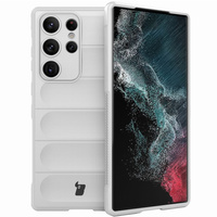 Pancerne etui Bizon Case Tur do Galaxy S23 Ultra, białe