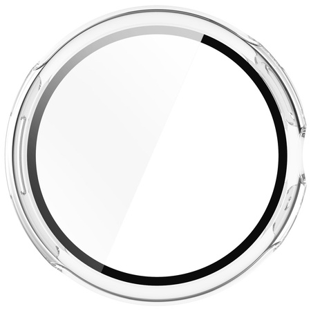 Etui ze szkłem do zegarka Bizon Case+Glass Watch do Google Pixel Watch 3 41mm, przeźroczyste