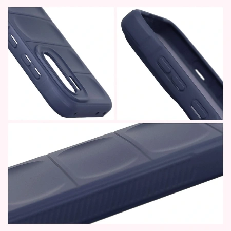 Pancerne etui Bizon Case Tur do OnePlus 15R, granatowe