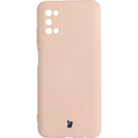 Etui Bizon Case Silicone do Galaxy A03S, jasnoróżowe