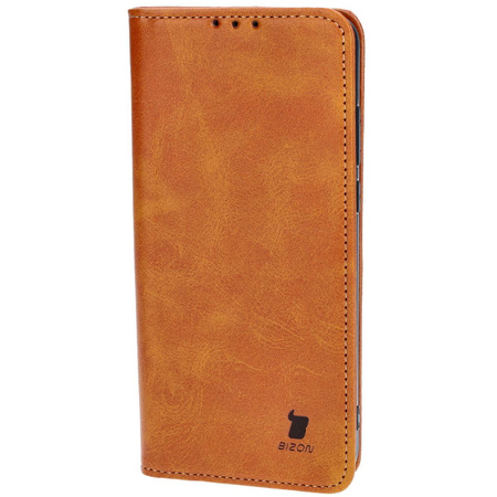 Etui z klapką Bizon Case Pocket Pro do Motorola Moto G84 5G, brązowe