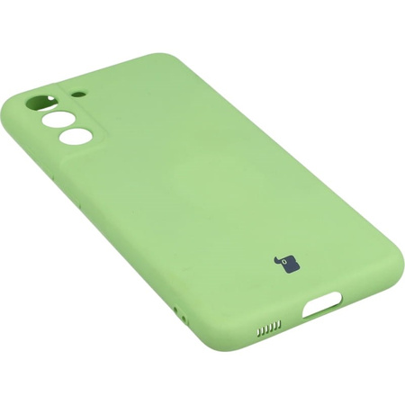 Etui Bizon Case Silicone do Galaxy S21 FE, jasnozielone