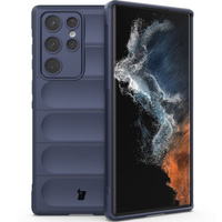Pancerne etui Bizon Case Tur do Galaxy S22 Ultra, granatowe