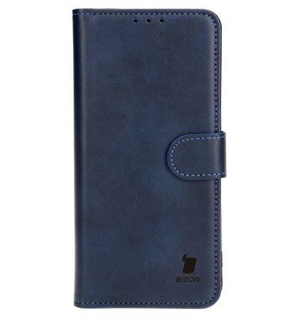 Etui z klapką Bizon Case Pocket do Galaxy S24 Plus, granatowe