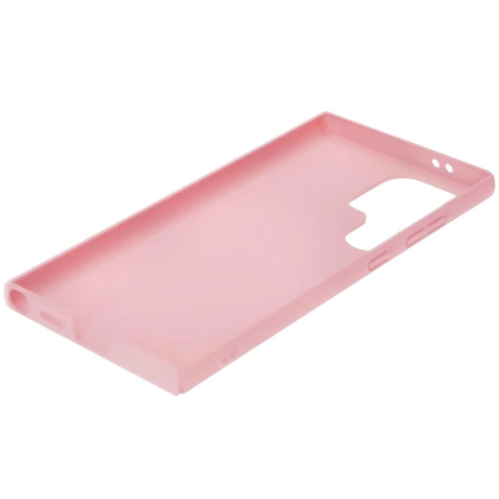 Etui Bizon Case Łupka do Galaxy S24 Ultra, różowe