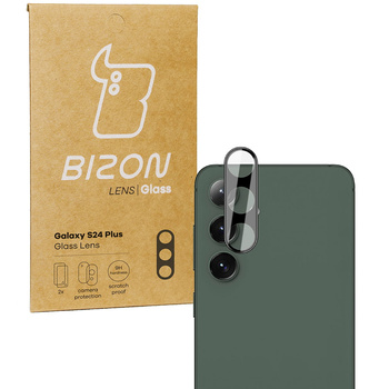Szkło na aparat Bizon Glass Silk Lens do Galaxy S24 Plus, 2 sztuki